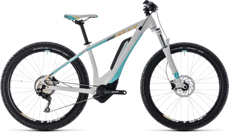 2018 Cube Access Hybrid Pro 400 Womans E Bike in White
