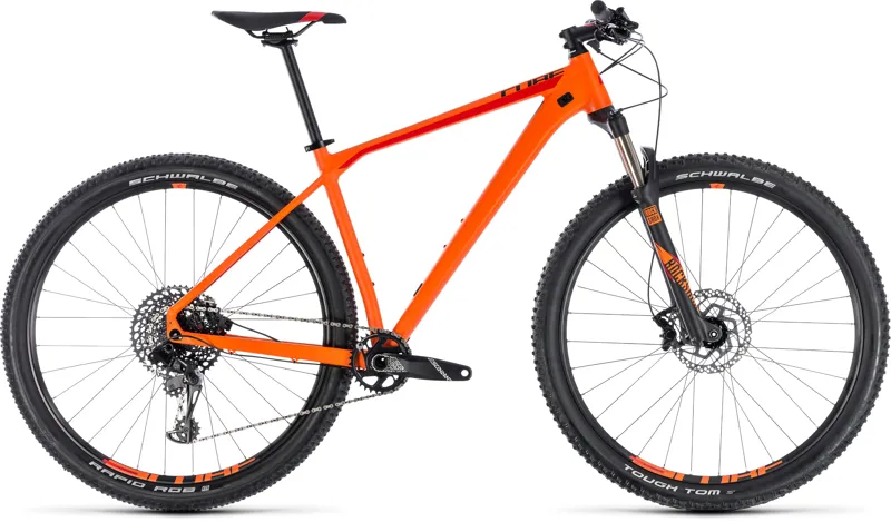 2018 Cube Reaction Race Mens Hard tail Mountain Bike in Orange