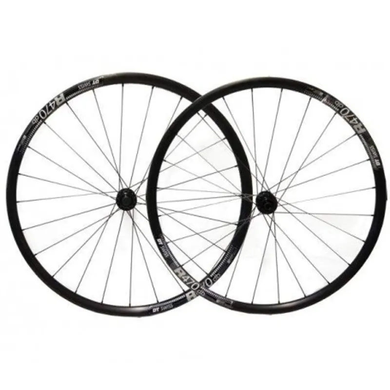 DT Swiss R470 DB Road Wheelset - 12mm Tru Axle - Centre Lock