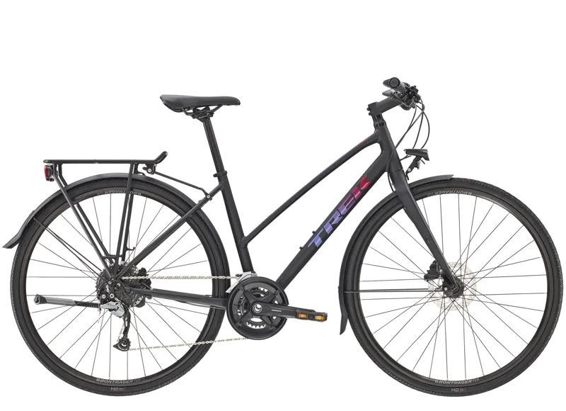 2020 Trek FX 3 Disc Equipped Stagger Hybrid Bike in Black