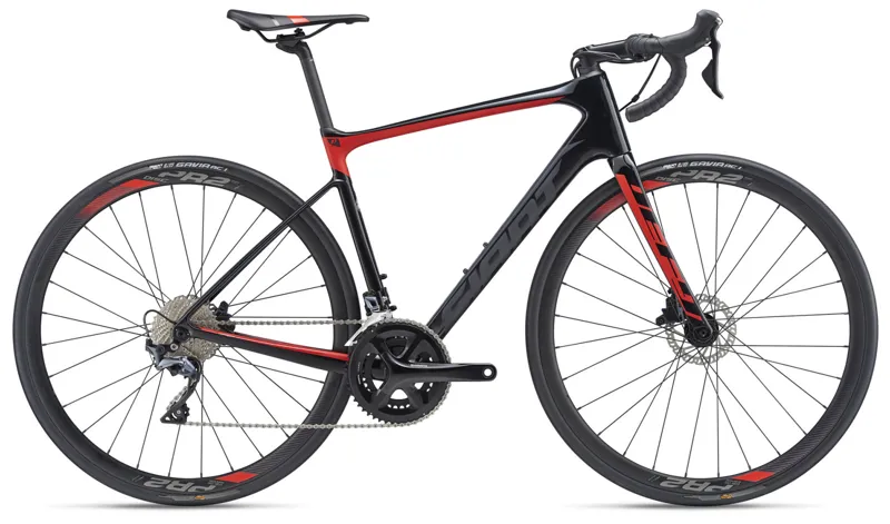 2019 Giant Defy Advanced 1 Road Bike in Black