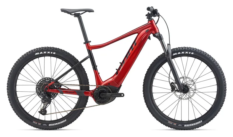 2020 Giant Fathom E 1 Pro Electric Hardtail Mountain Bike in Red