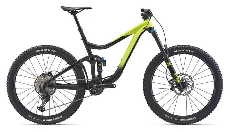 Yellow full suspension mountain bike outlet