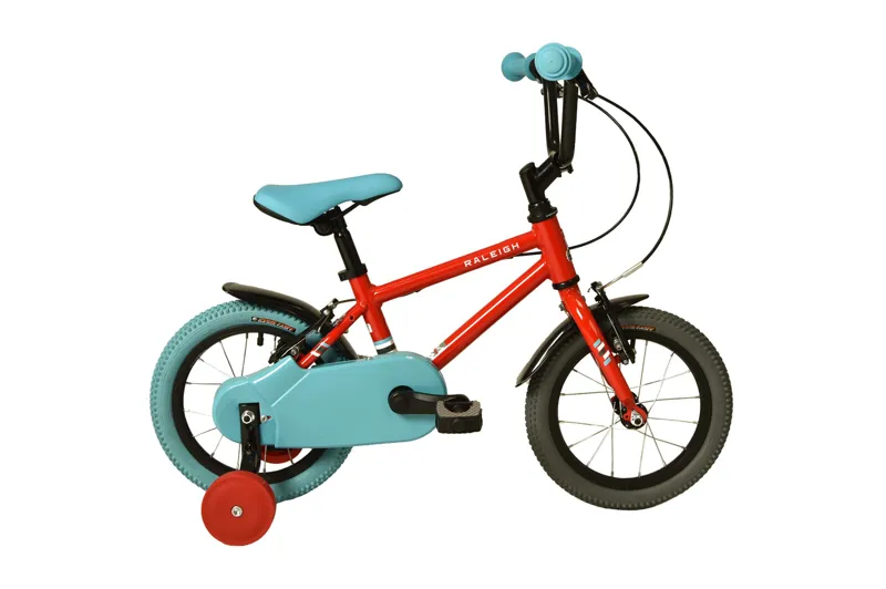 Raleigh Pop 14 Kids Bike in Red