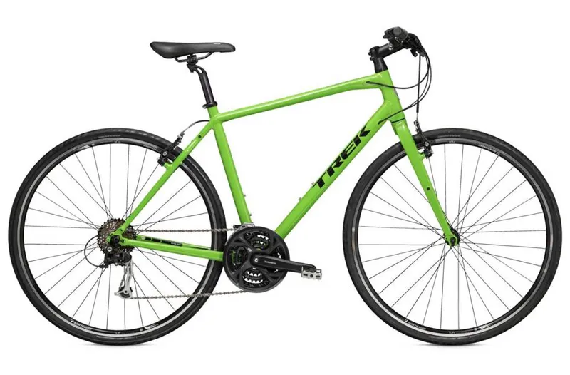 Trek 7.3 FX Solid Fork Hybrid in Volt Green