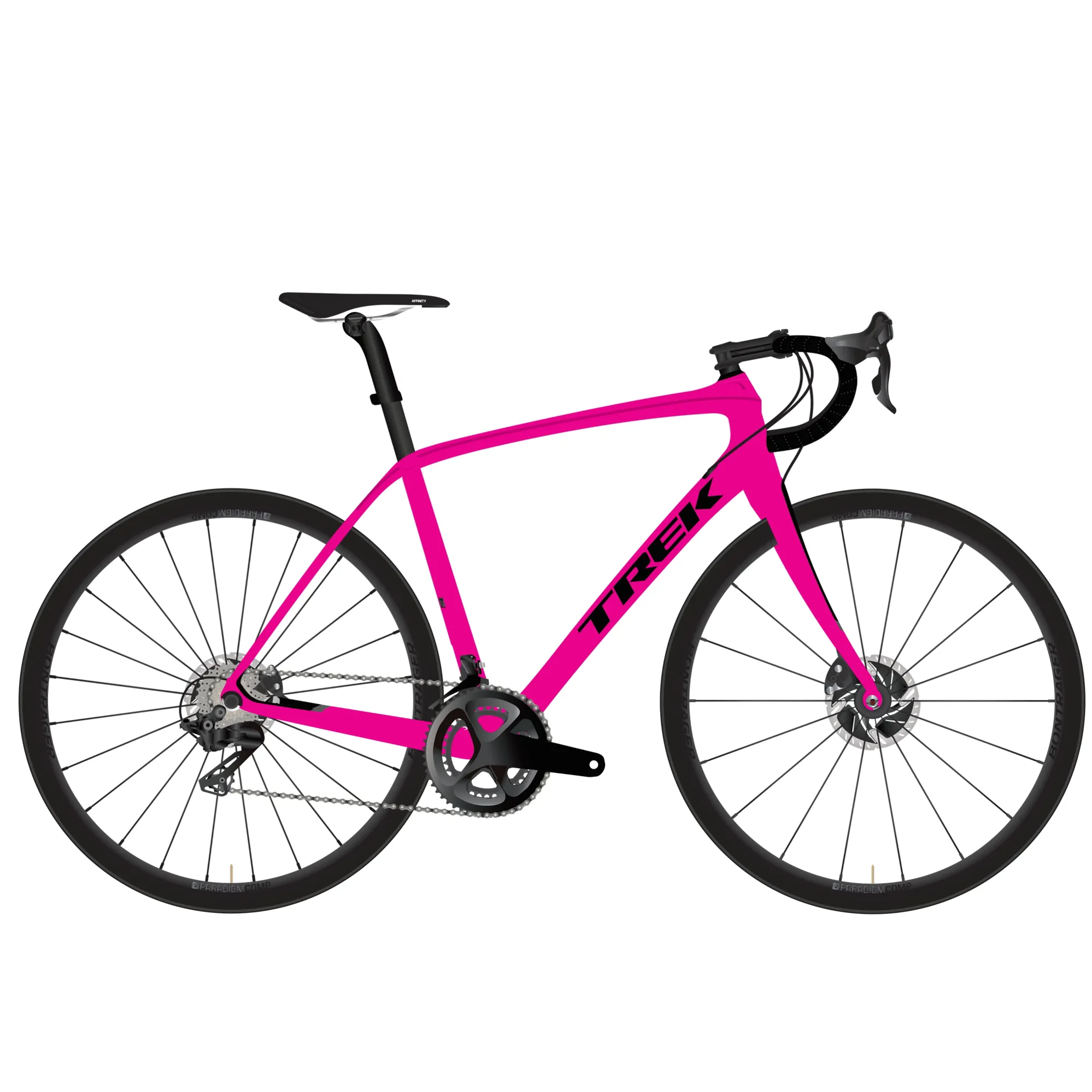2019 Trek Domane SLR 7 Disc WSD Womens Carbon Road bike in Pink