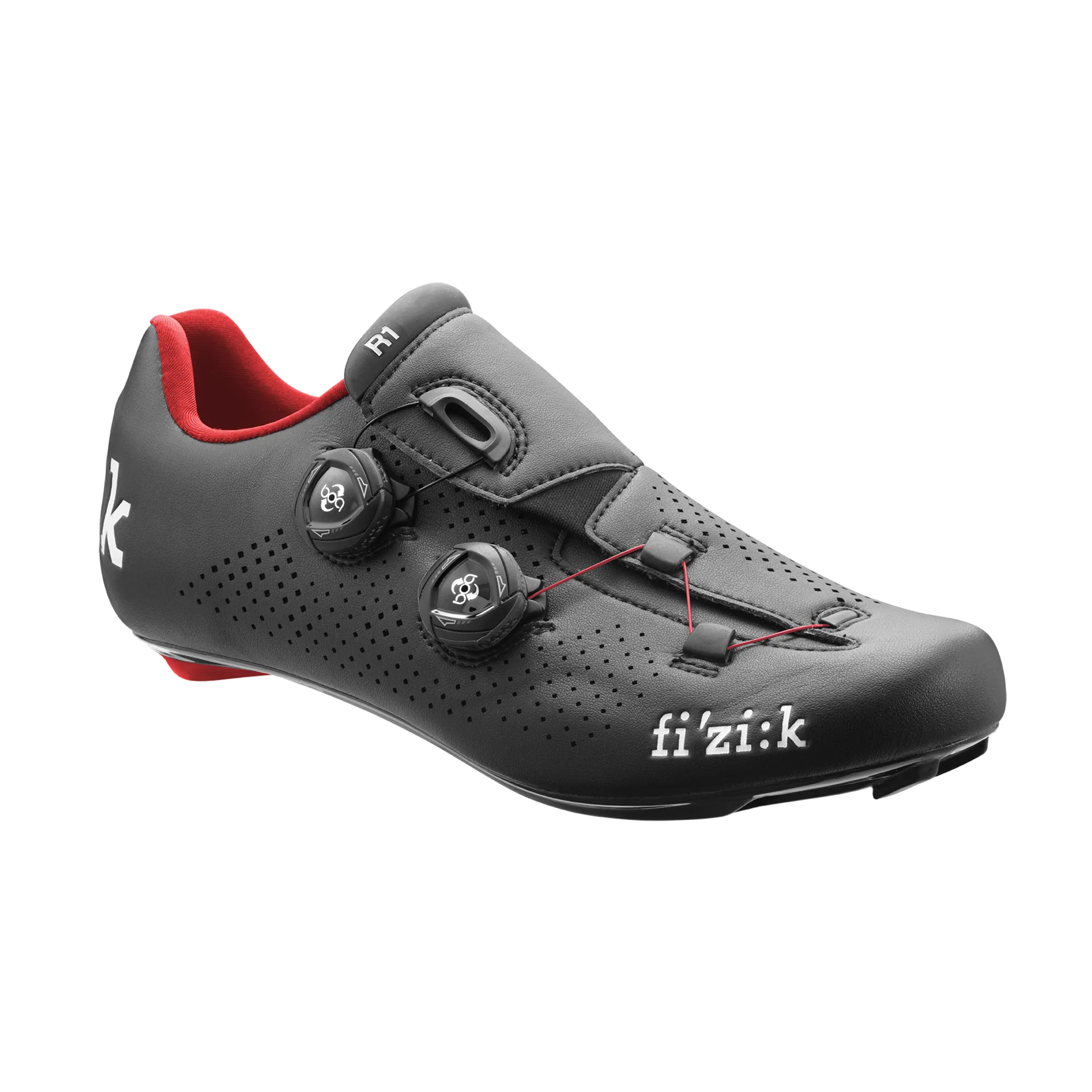 Fizik R1B Road Cyclying Shoes Black and Red