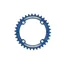 Hope Narrow Wide Retainer Chain Ring in Blue