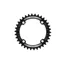 Hope Narrow Wide Retainer Chain Ring in Black