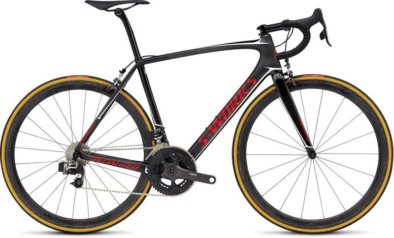 Specialized S Works Tarmac Etap in Satin Gloss Carbon Red Whit