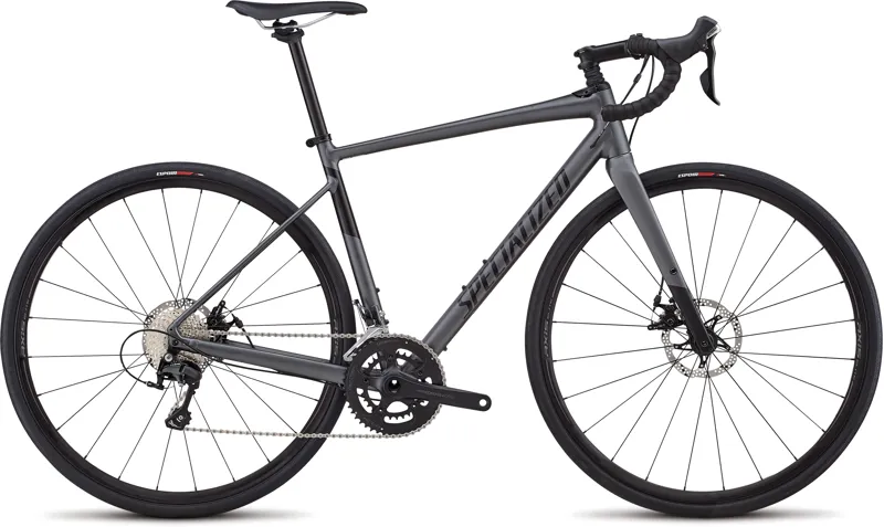 2018 Specialized Diverge Comp E5 Mens Road Bike in Satin Graphite