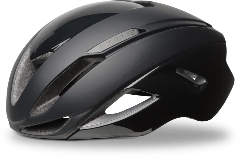 black road bike helmet