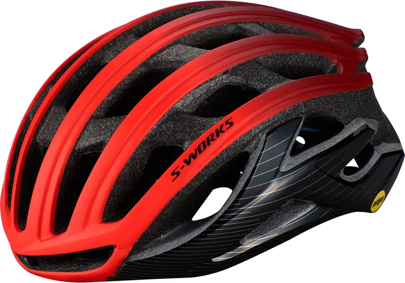 S Works Prevail II ANGI Red and Black Helmet