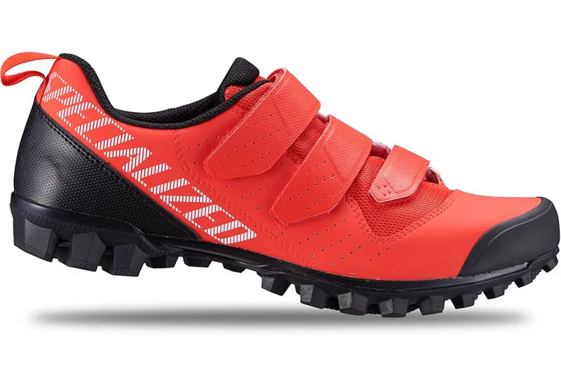 Red mountain bike shoes 2025