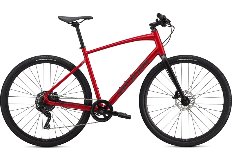 Sirrus X 2. 0 Red Blue and Black Hybrid Bike