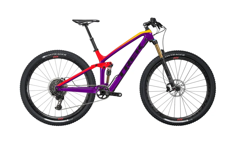 2018 Trek Fuel EX 9.9 29er Mens Full Sus MTB in Purple Fade