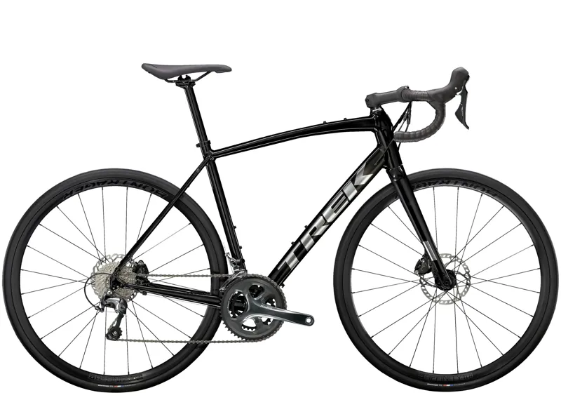 Trek Domane AL 4 Disc Road Bike Gloss Trek Black Matte Trek Black